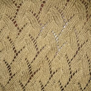 Axcess Beige Open Front Knit Sweater Size LARGE